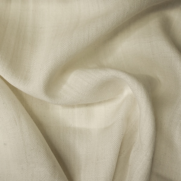 Блузочная ткань, цвет - Молочный
