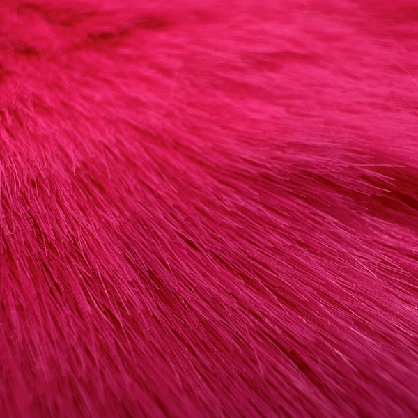 Экомех пальтовый, цвет - Розовый неон