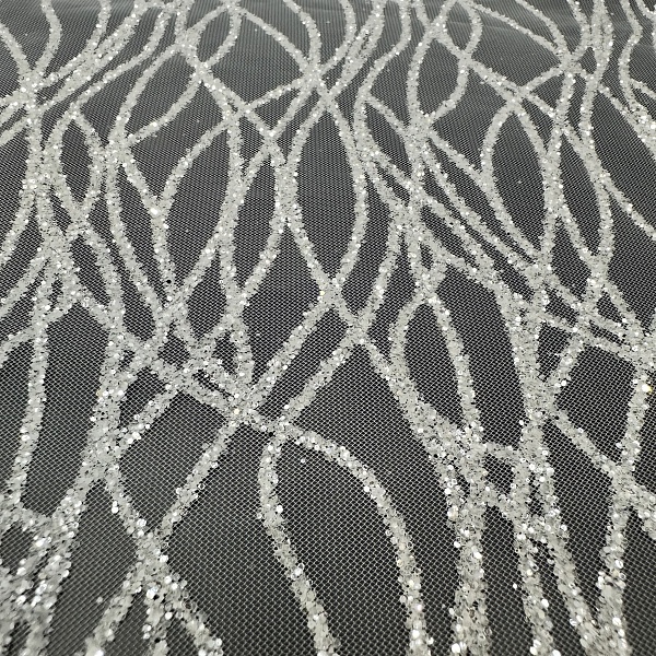 Сетка плательная, цвет - Белый