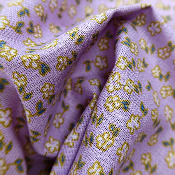 Ситец плательный, цвет - Фиолетовый