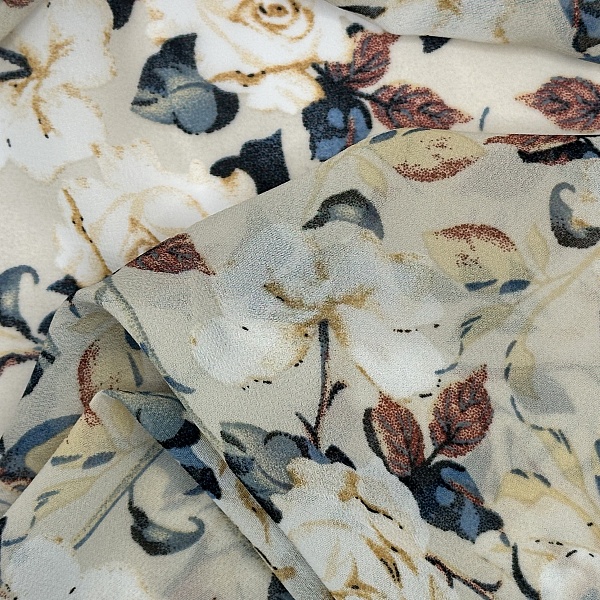 Шифон плательно-блузочный, цвет - в ассортименте