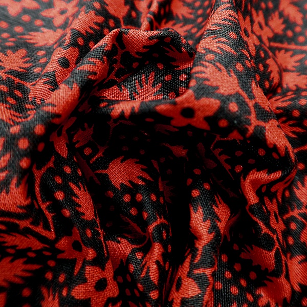 Перкаль плательный, цвет - Красный