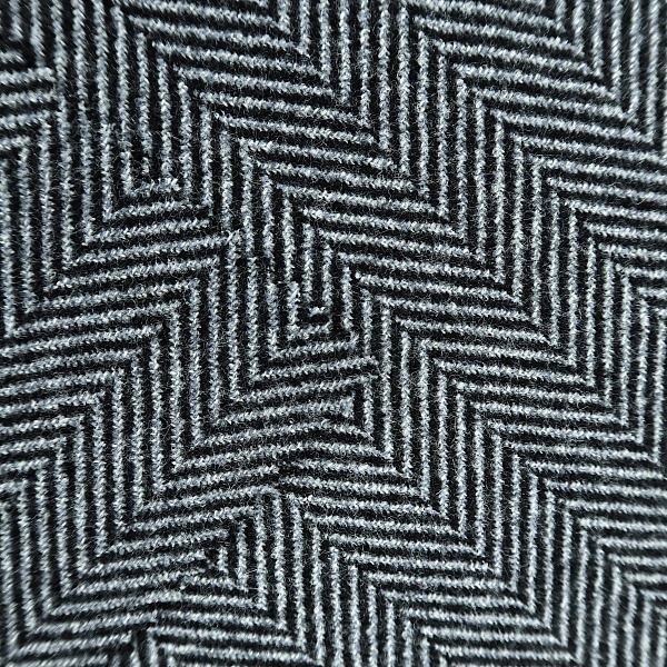 Пальтовая ткань, цвет - Черно-белый