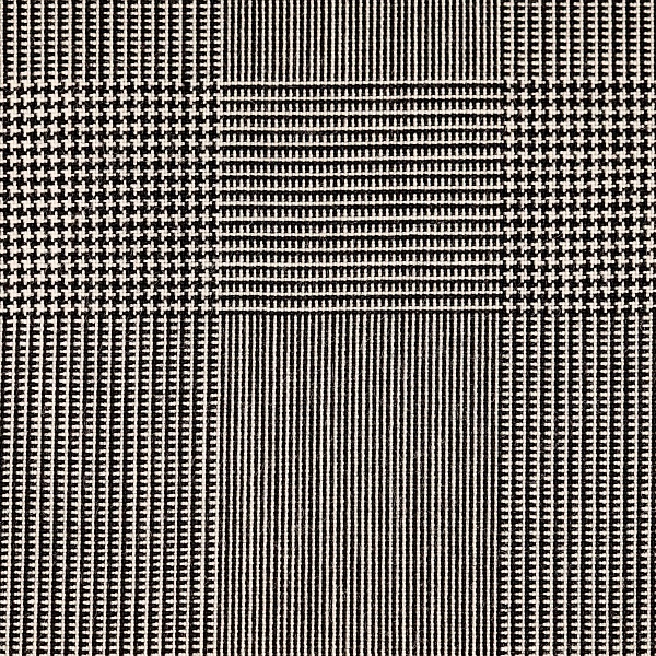 Шерсть костюмная, цвет - Чёрно-белый