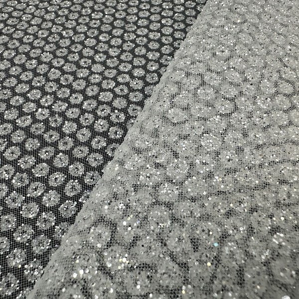 Сетка плательная, цвет - Белый