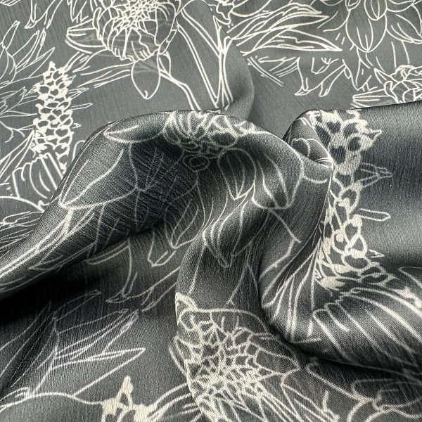 Полиэстер плательный, цвет - в ассортименте