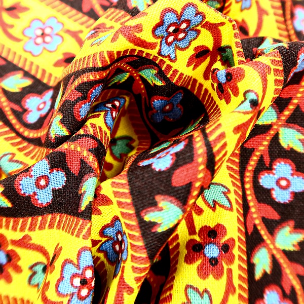 Перкаль плательный, цвет - Желтый