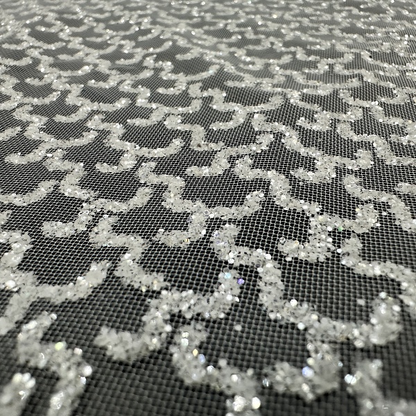 Сетка плательная, цвет - Белый