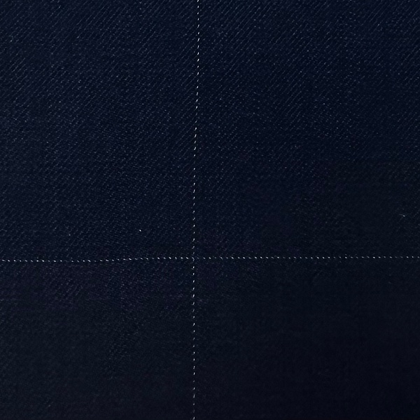 Шерсть костюмная, цвет - Синий