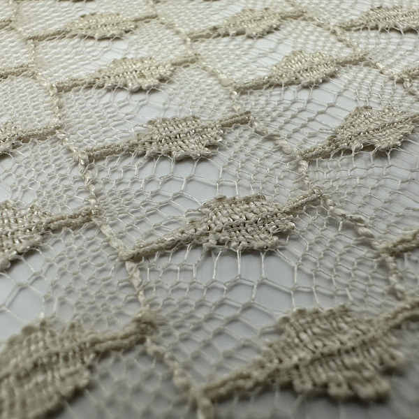 Кружево плательное, цвет - Слоновая кость