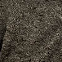 Вязаный материал одёжный, цвет - Коричневый тёмный