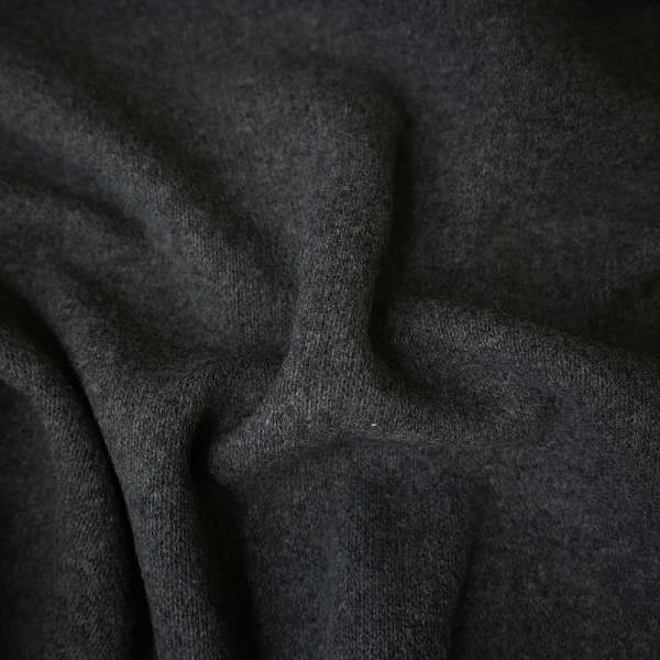 Вязаный трикотаж, цвет - Серый тёмный
