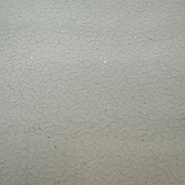 Полиэстер плательный, цвет - Тёплый Белый