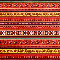 Плейн плательный, цвет - Многоцветный