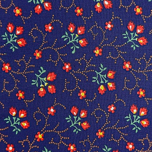 Перкаль плательный, цвет - Синий