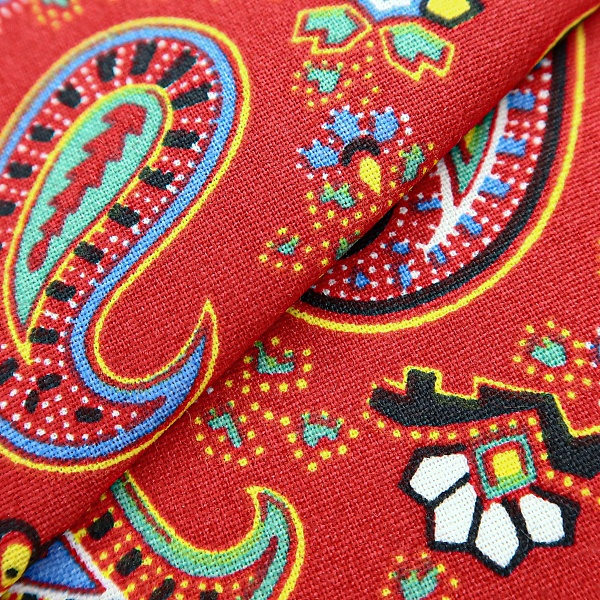 Перкаль плательный, цвет - Красный