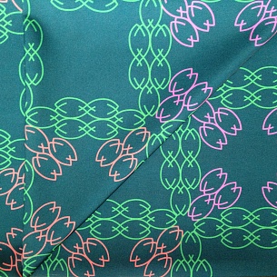Полиэстер, цвет - Тёмно-зелёный