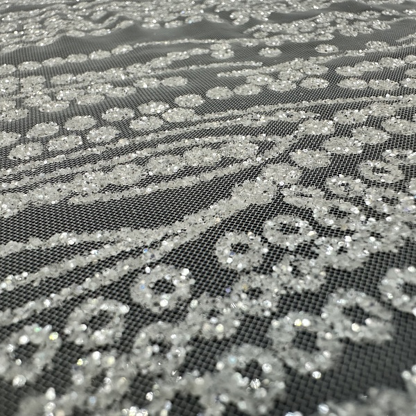 Сетка плательная, цвет - Белый