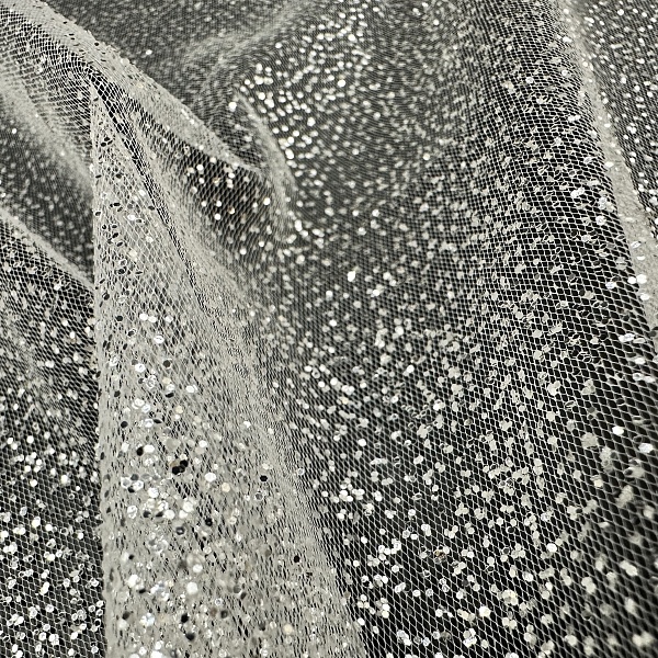 Сетка плательная, цвет - Белый