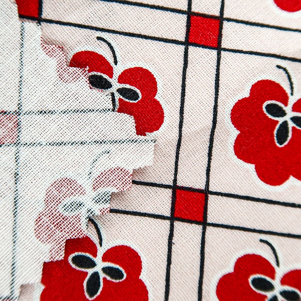 Перкаль плательный, цвет - Красный