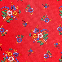 Перкаль плательный, цвет - Красный
