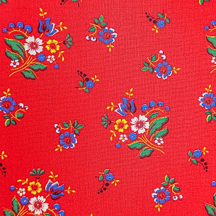 Перкаль плательный, цвет - Красный