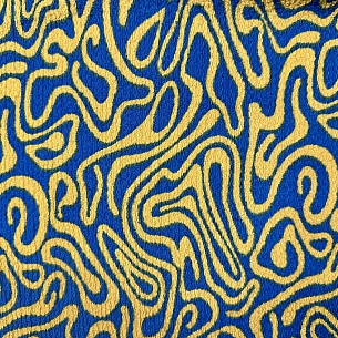 Полиэстер плательный, цвет - Мультиколор