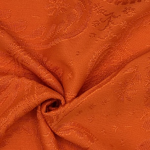 Полиэстер плательный, цвет - Оранжевый