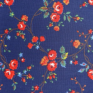 Перкаль плательный, цвет - Синий