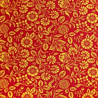 Ситец плательный, цвет - Красный