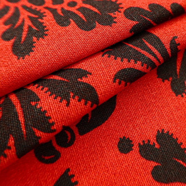 Перкаль плательный, цвет - Красный