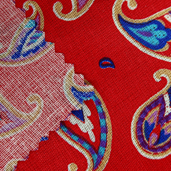 Ситец плательный, цвет - Красный