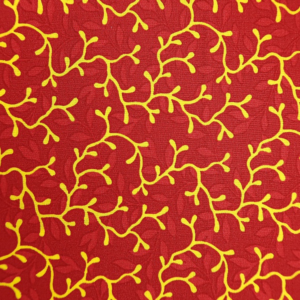 Перкаль плательный, цвет - Красный