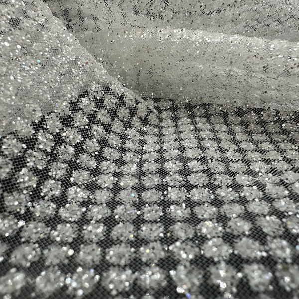 Сетка плательная, цвет - Белый