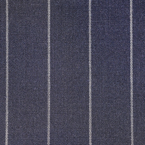 Шерсть костюмная, цвет - Тёмно-синий