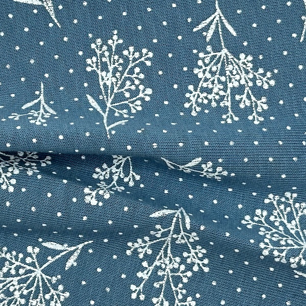 Хлопок плательный, цвет - Голубой