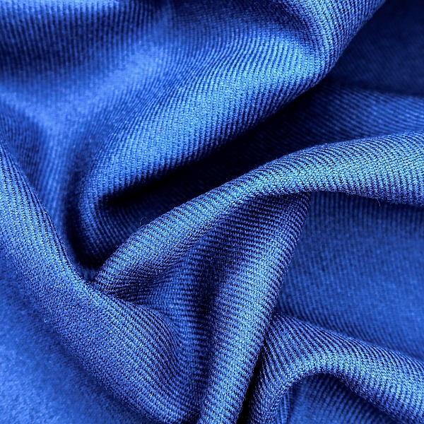 Костюмная ткань, цвет - Синий