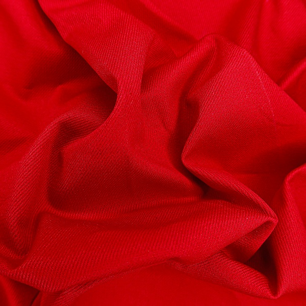 Костюмная ткань, цвет - Красный