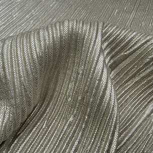 Полиэстер плательный, цвет - Молочный