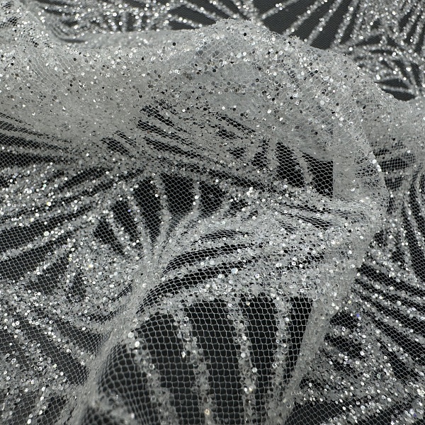 Сетка плательная, цвет - Белый