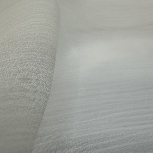 Шёлк шифон жатый для платков, цвет - Молочный