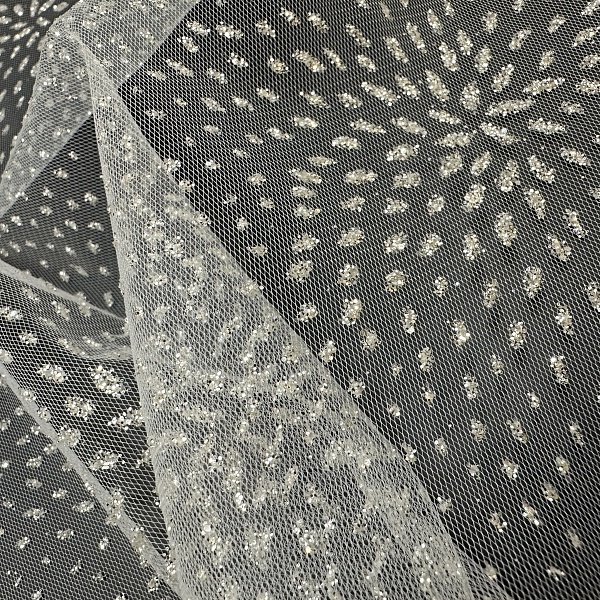 Сетка плательная, цвет - Белый