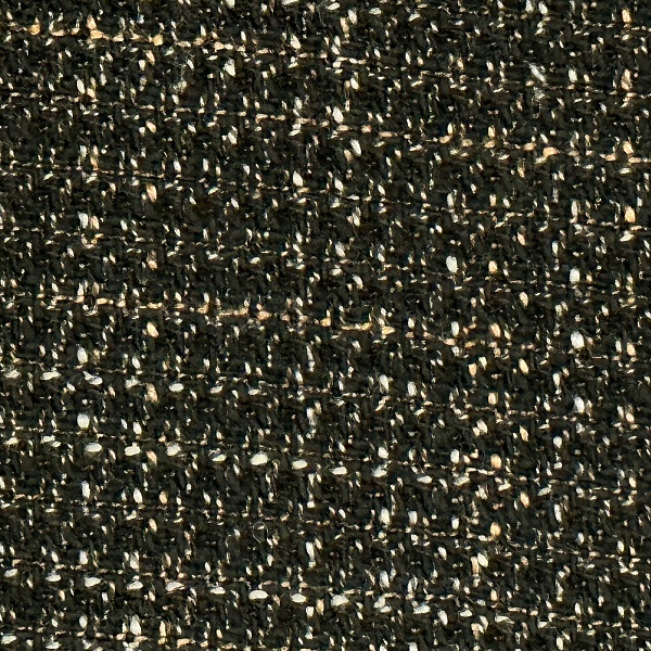 Тонкий костюмный твид (рогожка шерстяная), цвет - Чёрный