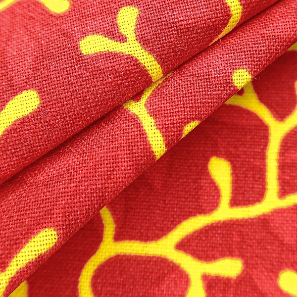 Перкаль плательный, цвет - Красный