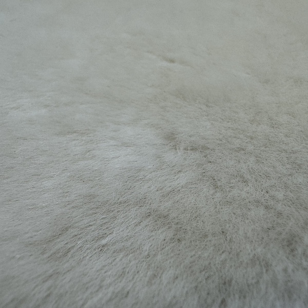 Натуральная меховая овчина, одёжная, цвет - Светло-бежевый