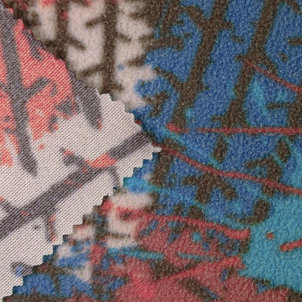 Флис одёжный, цвет - Многоцветный