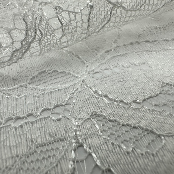 Кружево плательное, цвет - Белый