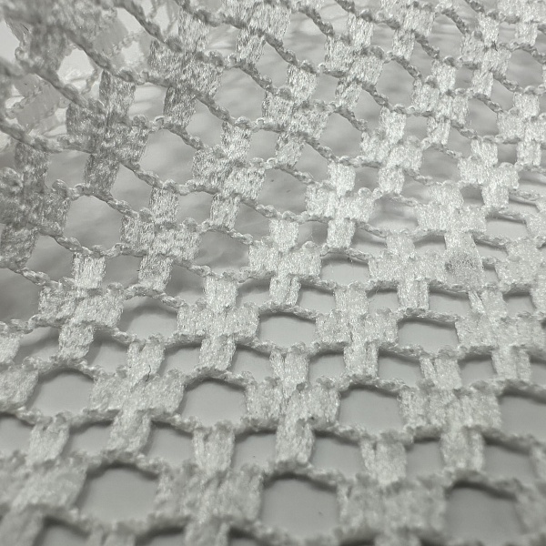 Кружево плательное, цвет - Белый