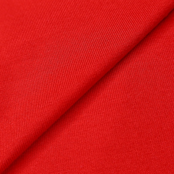 Кулирная гладь, 28/1 карде, 40d, цвет - Красный