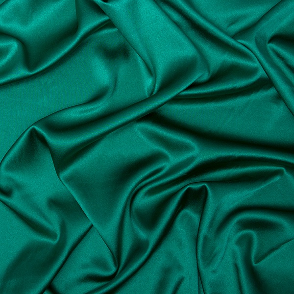 Шёлк плательный, цвет - Зелёный